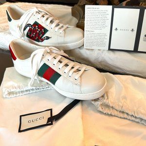Men's Gucci Ace Tennis Shoes size 7 1/2